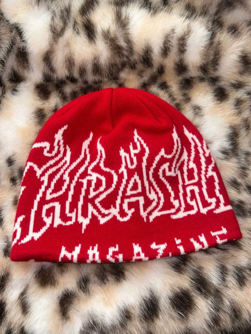 Thrasher Fire Outlined Skully Beanie -EUC- - Picture 9 of 9